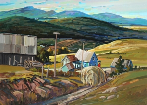 Au pays du temps d'une paix 24X30